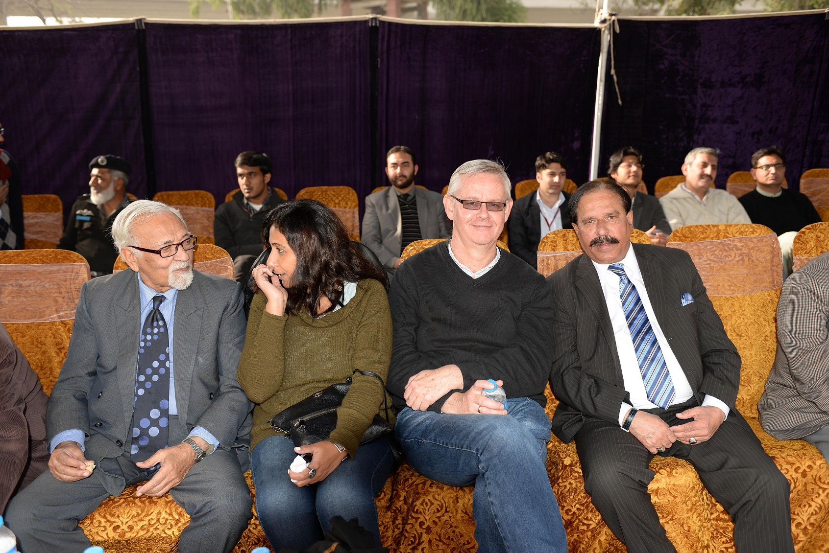 Prof. Touqeer, Mr. & Mrs. Mclaven & Kazi Afaq Hossain